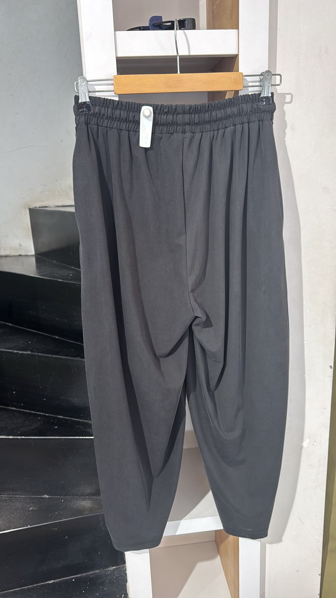 L-XL HAVUÇ KESİM PANTALON SİYAH