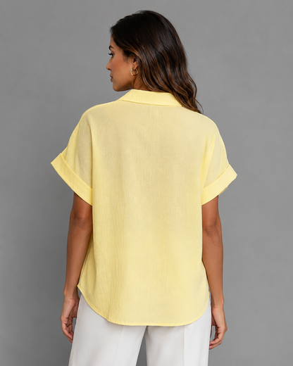 Kısa Kol Oversize Gömlek