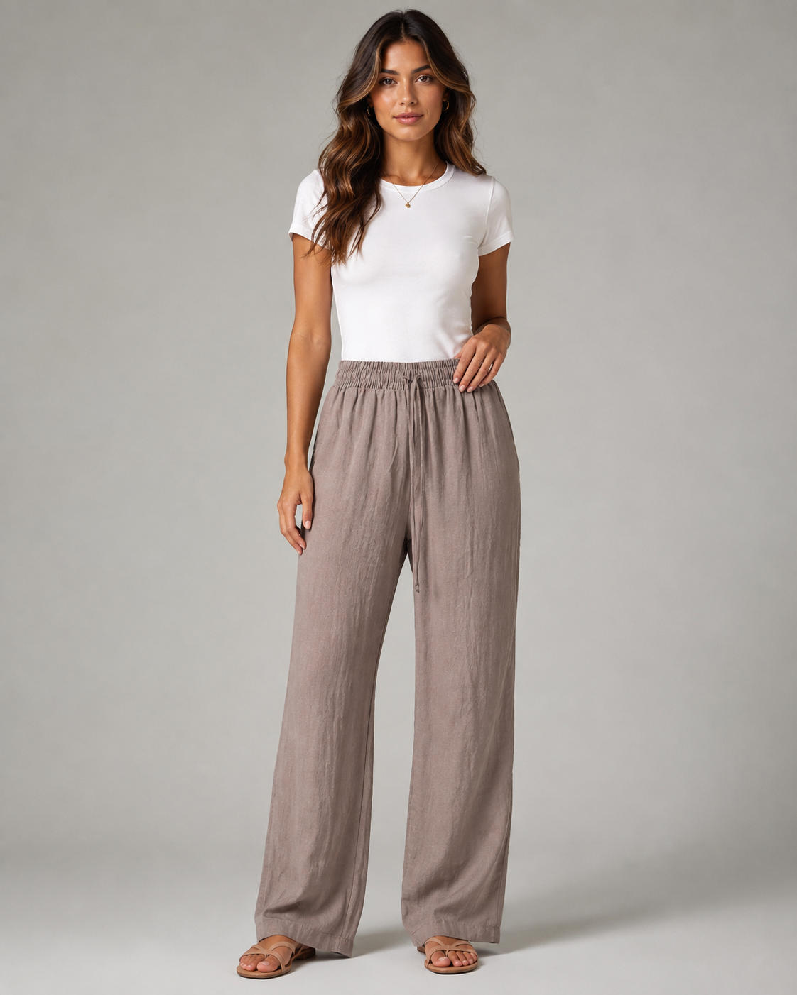 Lastikli Model Pantolon