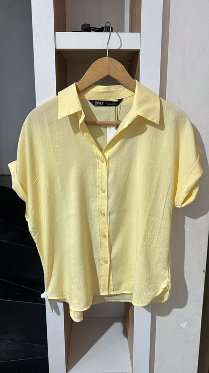 Kısa Kol Oversize Gömlek