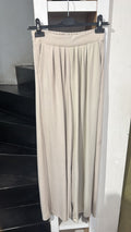 Arkası Lastikli Bol Pantalon