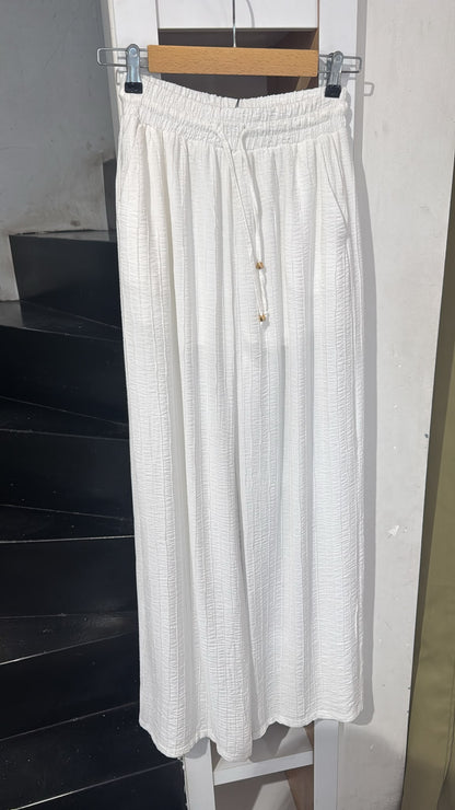Kısa Astarlı Bol Paça Pantolon
