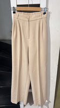 Arkası Lastikli Bol Paça Pantolon